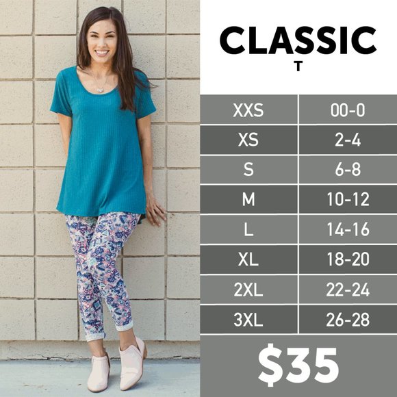LulaRoe Cream and Black Classic T, Women's XL - Picture 9 of 9